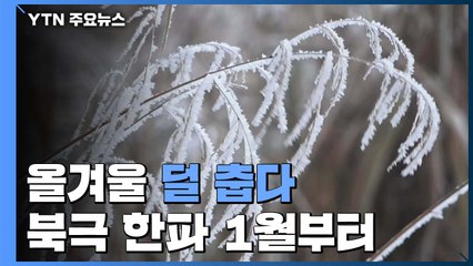 [올겨울 날씨 전망] 예년보다 덜 춥다...북극 한파는 1월부터 / YTN