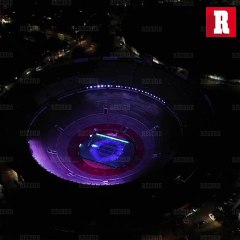 Así luce cancha en Plaza México para partido de Roger Federer