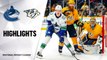 NHL Highlights | Canucks @ Predators 11/21/19