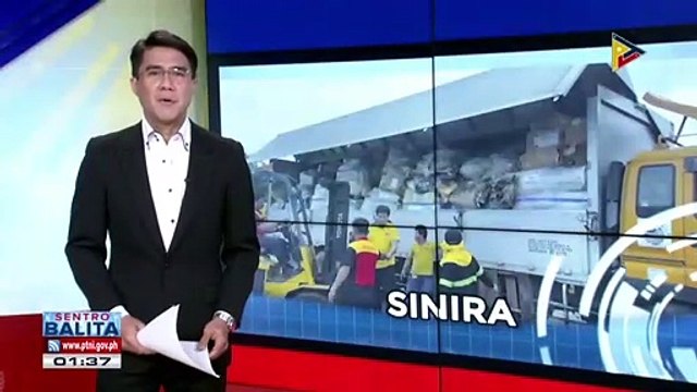 Tone-toneladang forfeited goods, sinira