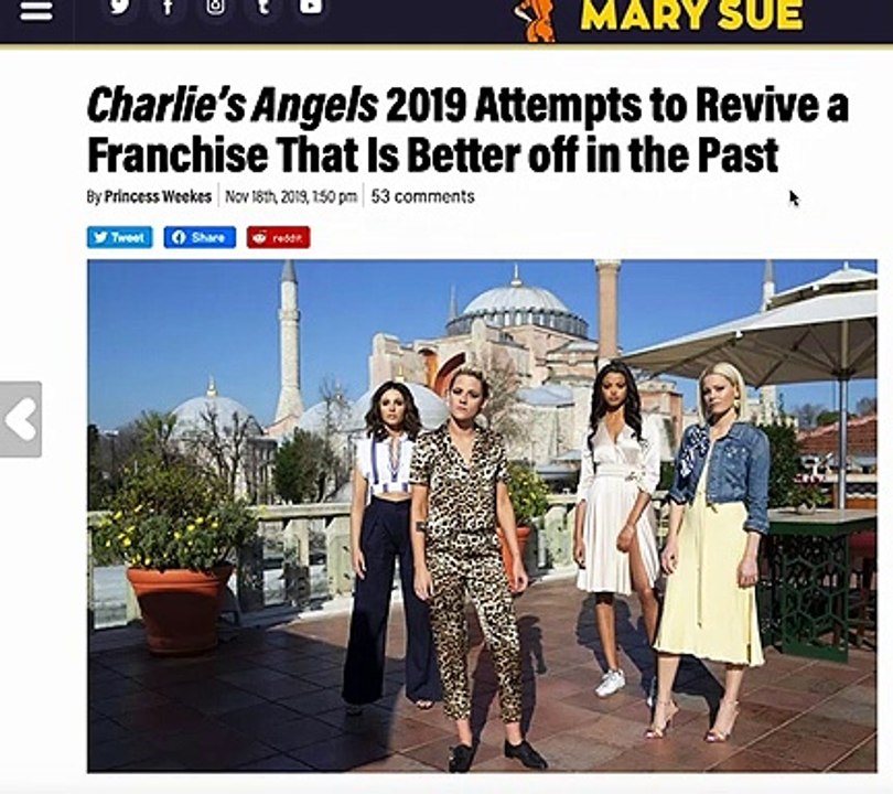 CHARLIE'S ANGELS FEMINISM FAIL