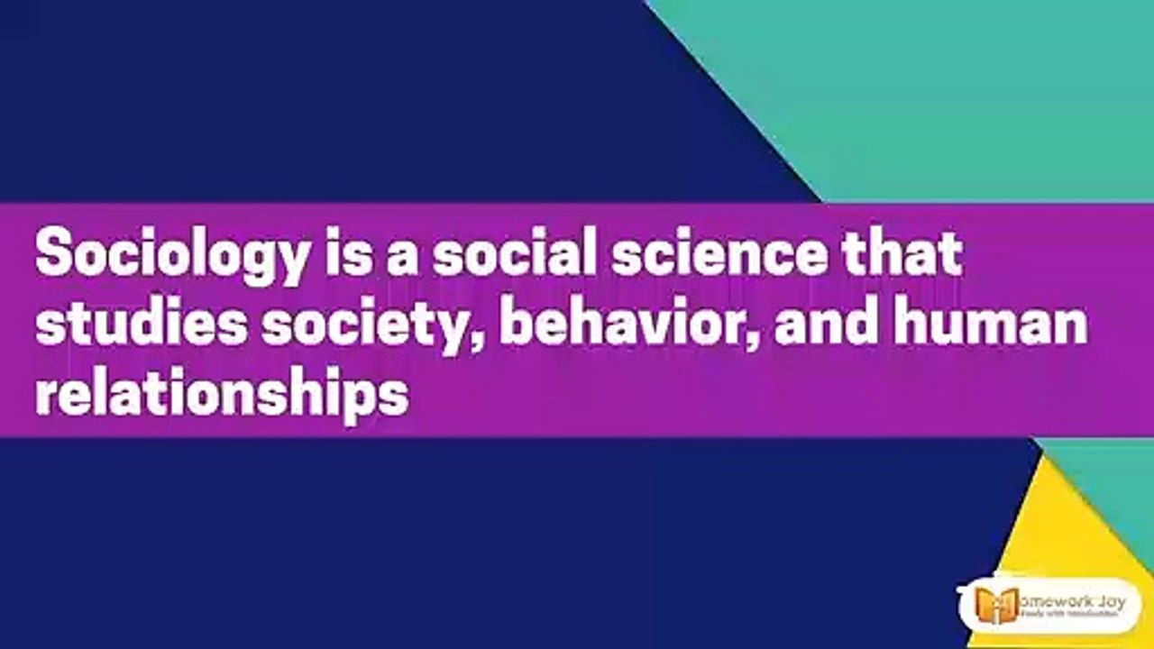 Sociology __ homeworkjoy.com