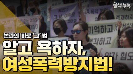 [별책부록] '여성폭력방지법'이 여성만 위한다고? 정확하게 설명해 드려요~ / YTN