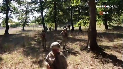 Komando timinden nefes kesen nano drone tatbikatı