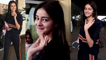 Ananya Panday spotted in tracksuit at Mumbai airport |Boldsky