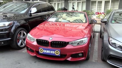 Lüks araç çetesine yapılan operasyon kamerada