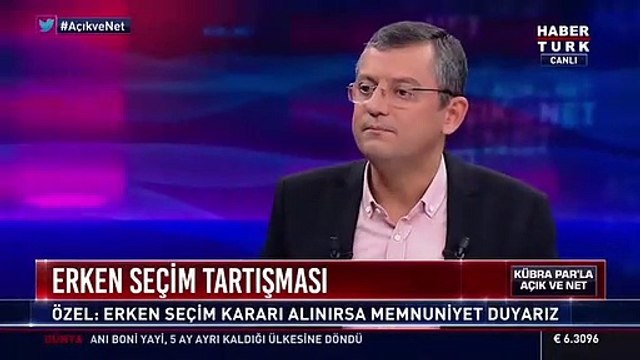 CHP’li Özgür Özel’den erken seçim açıklaması