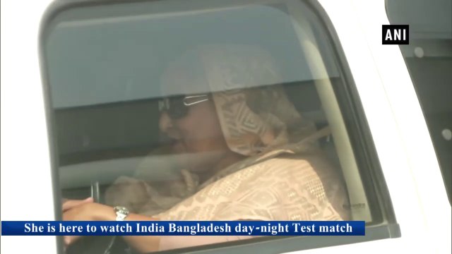 Bangladesh PM Sheikh Hasina arrives in Kolkata to witness historic day-night Test match