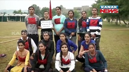 Jammu - Samba Recruitment Rally For Girls For Border Security Force