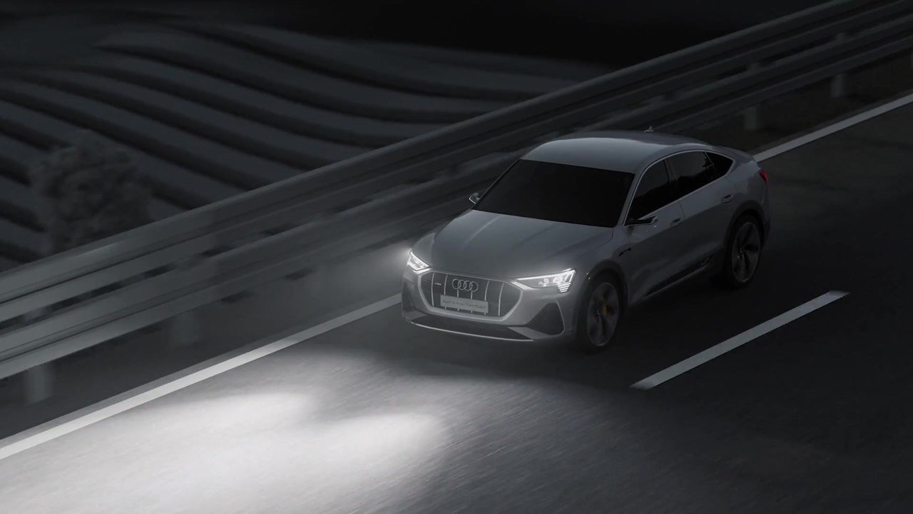 Audi e-tron Sportback - Digital Matrix LED functions