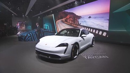 The Porsche Press Conference at the L.A. Auto Show