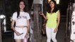 Ananya Panday & Bhumi Pednekar spotted outside Kromakay Salon;Watch video | Boldsky