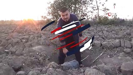 Adana'da akılalmaz iddia! "Evimin bahçesine 50 kiloluk gök taşı düştü"