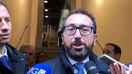 Le dichiarazioni alla stampa di Bonafede da Firenze (22.11.19)