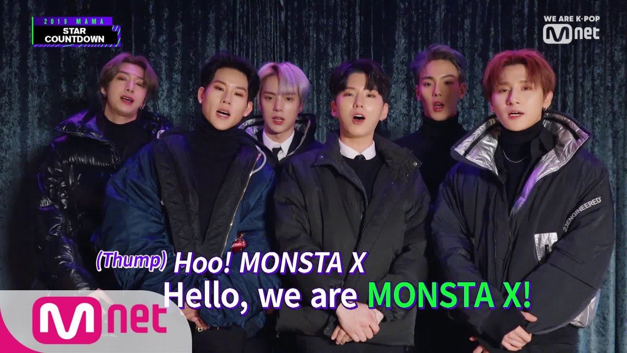 [2019 MAMA] Star Countdown D-12 by #MONSTAX