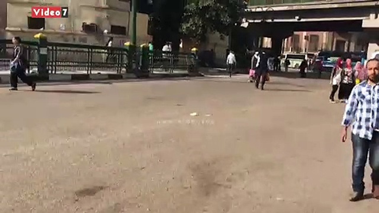 سيولة مرورية أعلى كوبرى غمرة وعبد المنعم رياض