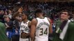 Giannis drops triple-double, career-high 15 assists