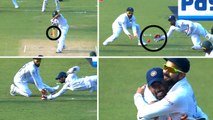 IND VS BAN 2ND TEST  | Saha Grabs One-Handed catch To Dismiss Mahmudullah