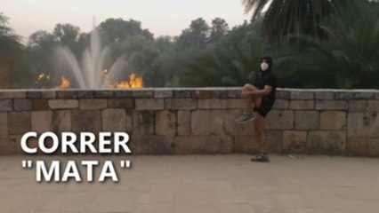 Deporte al aire libre en Nueva Delhi, un peligro para la salud