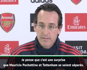 Emery : "Une surprise que Pochettino et Tottenham se soient séparés"