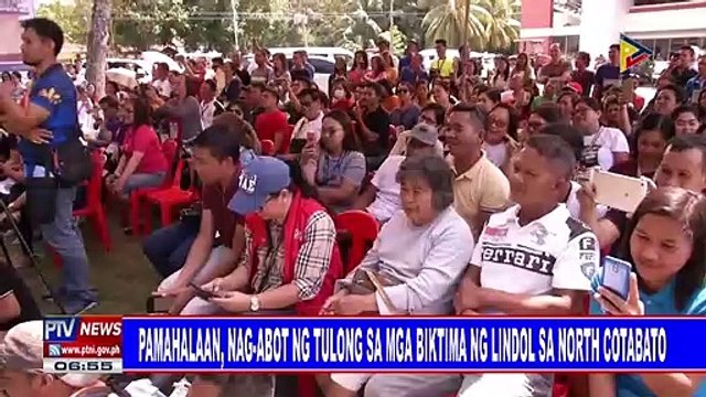 Pamahalaan, nag-abot ng ulong sa mga biktima ng lindol sa North Cotabato