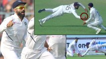 IND vs BAN,2nd Test : Rohit Sharma Stunning Catch To Dismiss Kayes ! || Oneindia Telugu
