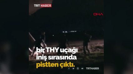 THY'nin uçağı Odessa Havalimanı'nda pist dışına çıktı