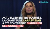 Lara Fabian, malade, annule plusieurs dates de concerts