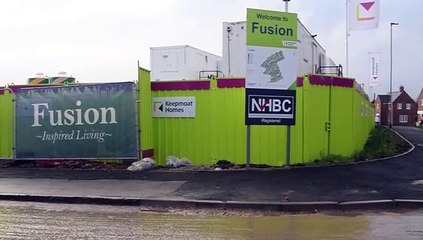 Keepmoat's Fusion housing site at Halton Moor, Leeds.