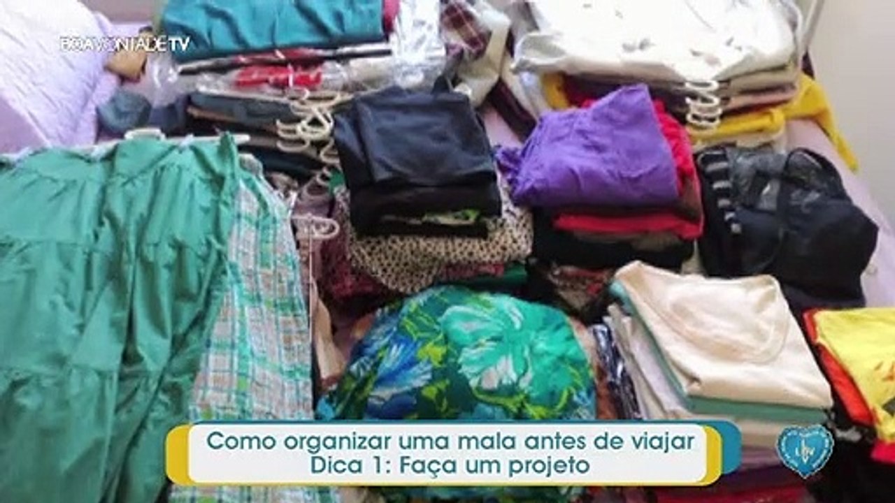 Como organizar uma mala antes de viajar