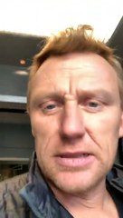 Grey's Anatomy Kevin McKidd performs instagram live from Grey Sloan Memorial Hospital 22.11.2019