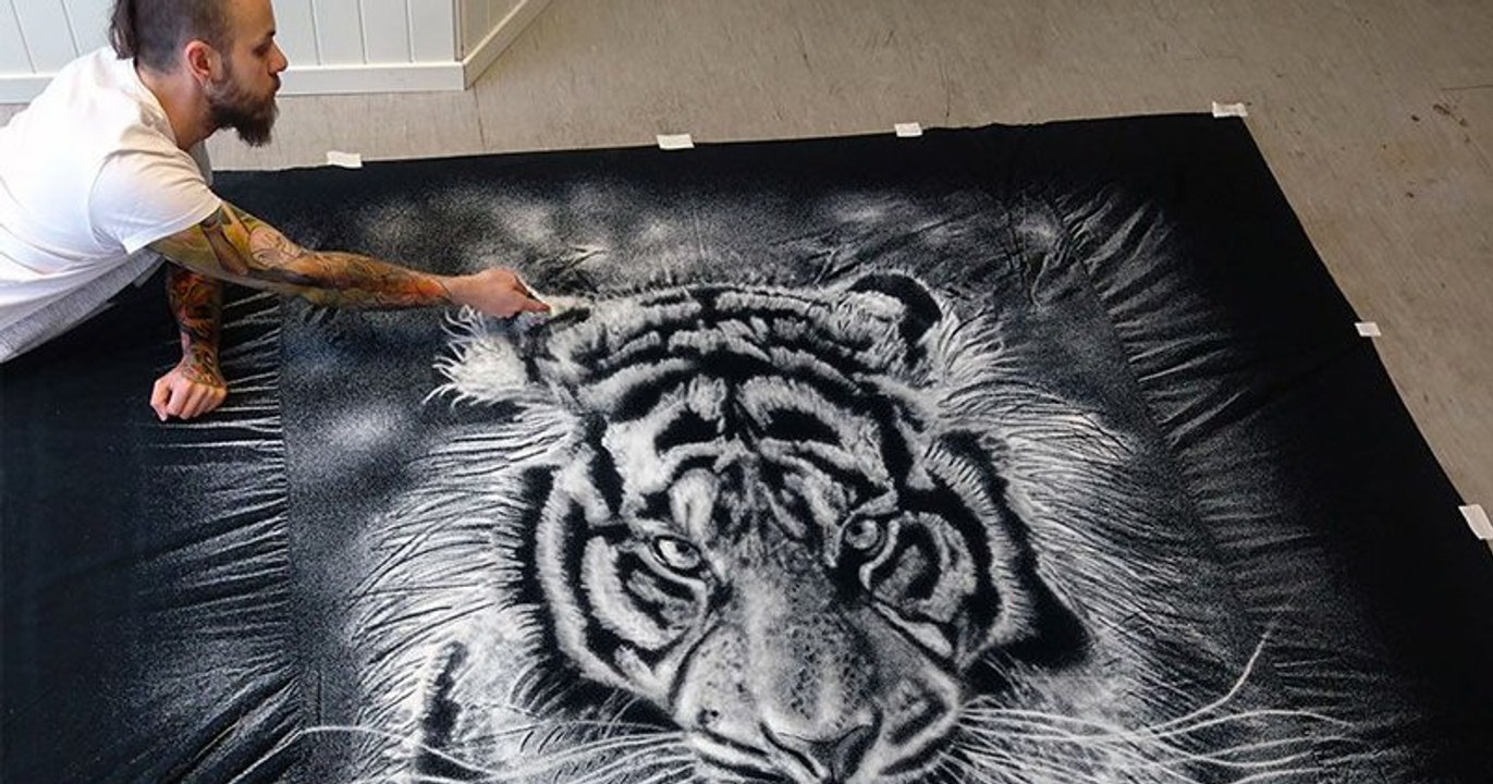 Dino Tomic, cet artiste talentueux et multidisciplinaire, réalise des œuvres d’art magnifiques avec du sel