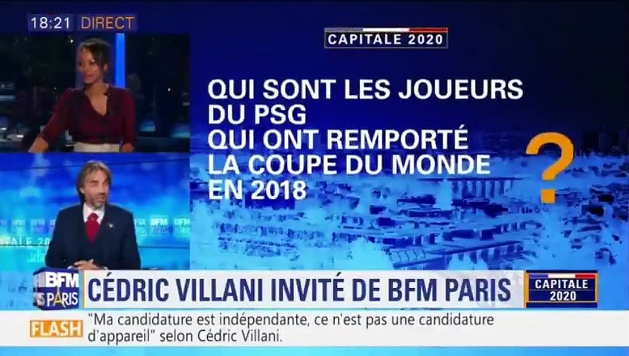 Cédric Villani - "Ca m'arrive d'aller au Parc Saint-Germain"