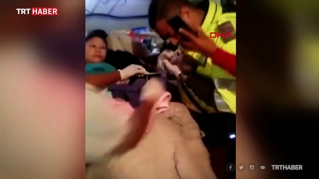 Suni teneffüs yaparak yeni doğmuş bebeğin hayatını kurtardı