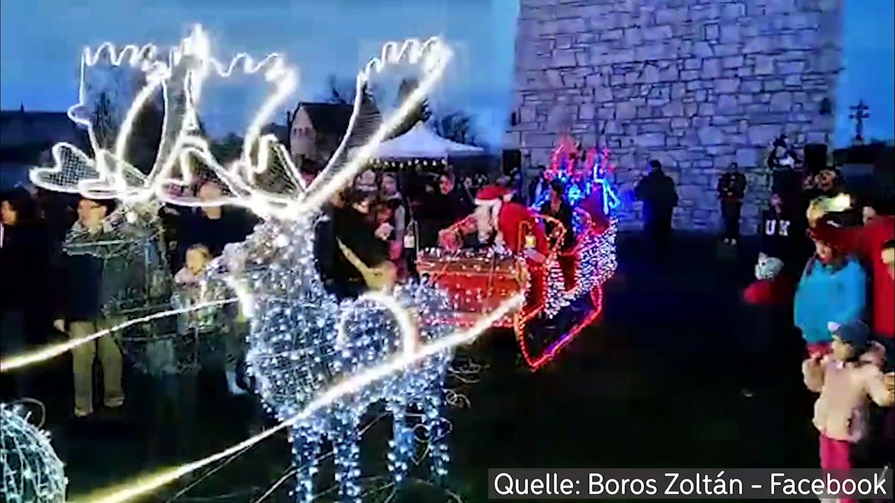 Rentierschlittenrekord in Ungarn!