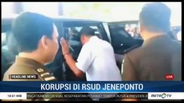 Tiga Tersangka Kasus Korupsi RSUD Jeneponto Ditahan
