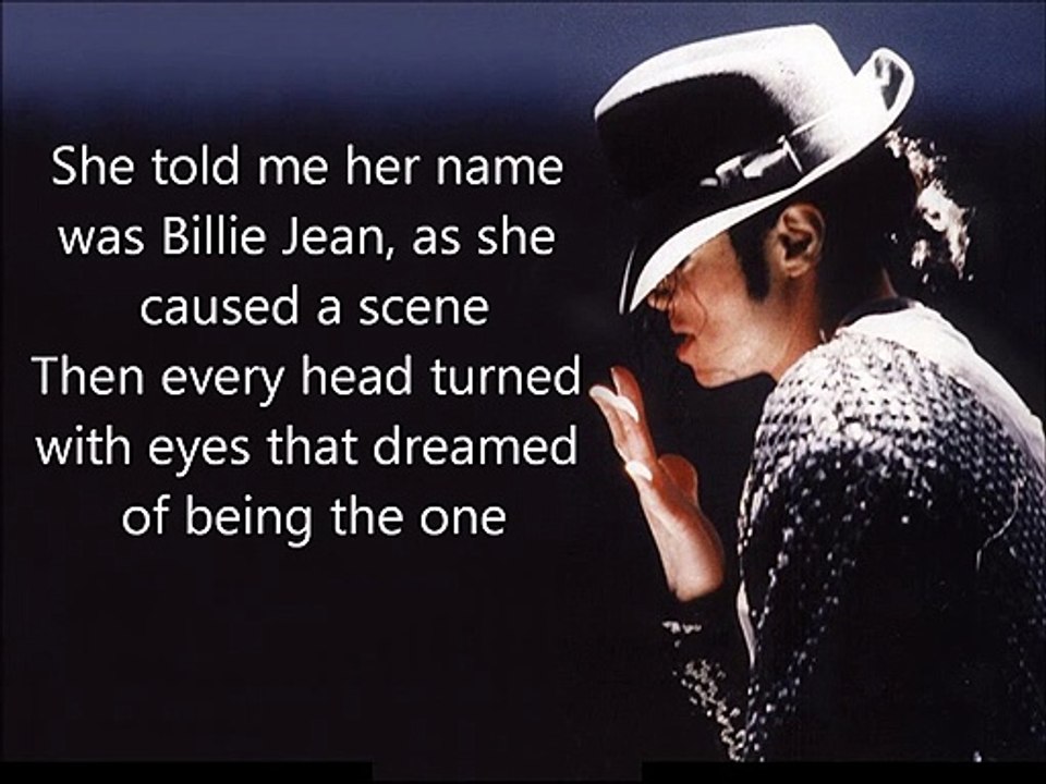Michael Jackson - Billie Jean Lyrics (High Quality)