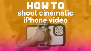 How to shoot cinematic video on iPhone 11 Pro