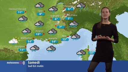 Météo de ce samedi 23 novembre : vent fort et de la pluie au programme