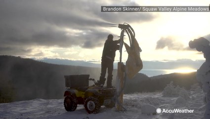 Storms bring cold temperatures to ski resort