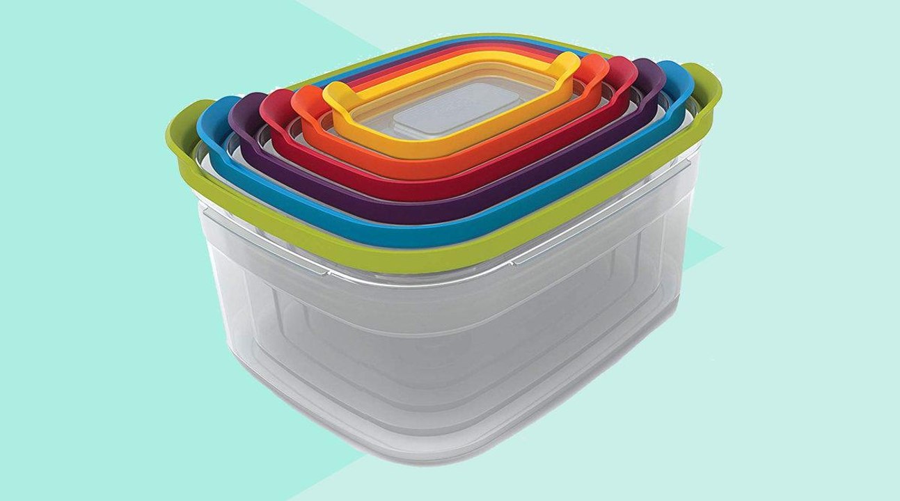Amazon Shoppers Say These Snap-Together Nesting Food Containers Are the Key to an Organized Kitchen