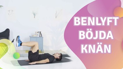 Benlyft, böjda knän - Steg för Hälsa