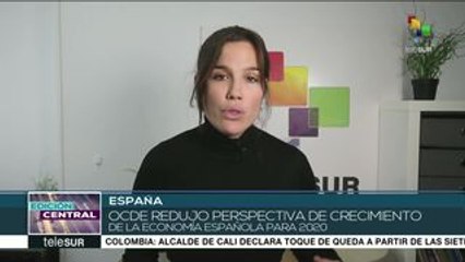 OCDE reduce perspectiva de crecimiento de España para 2020