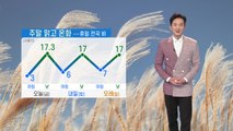 [날씨] 주말 맑고 온화...휴일 전국 비 / YTN
