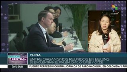 Descargar video: Premier chino analiza retos y perspectivas de las finanzas mundiales