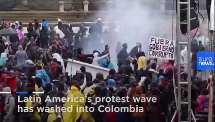 Latin America protest wave crashes into Colombia
