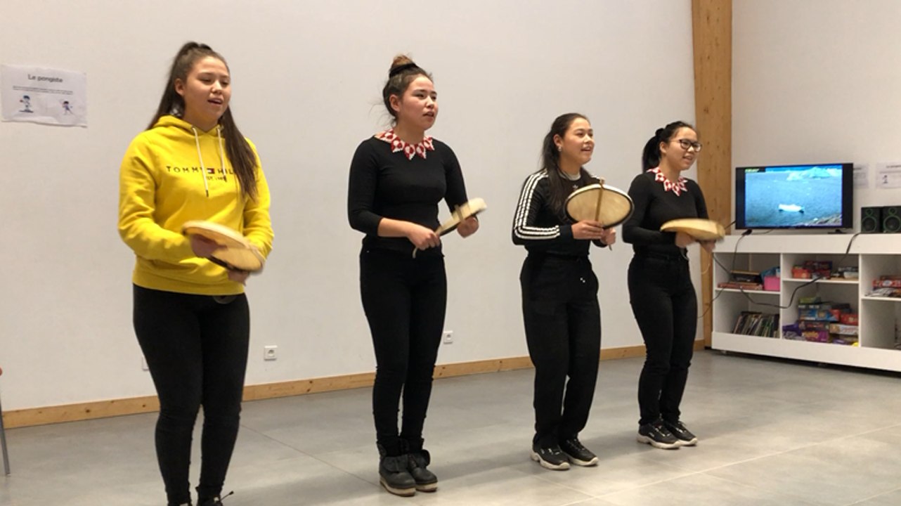 Les jeunes d’Uummannaq en visite