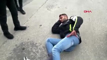 Edirne devrilen motosikletin kasksız sürücüsü yaralandı