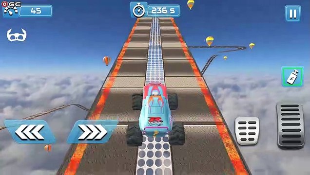 Mountain Climb Mega Ramp Driving Simulator Games LV6 8 4x4 Stunts Car Android Gameplay Video #2