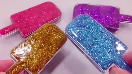 Kids Love To Play Glitter Ice Cream Mixing Slime Learn Colors Clay Mix Surprise Eggs Toys For Kids